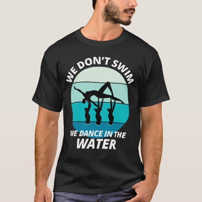 T-shirt Nage Synchro nage synchronisée nage (Devant)