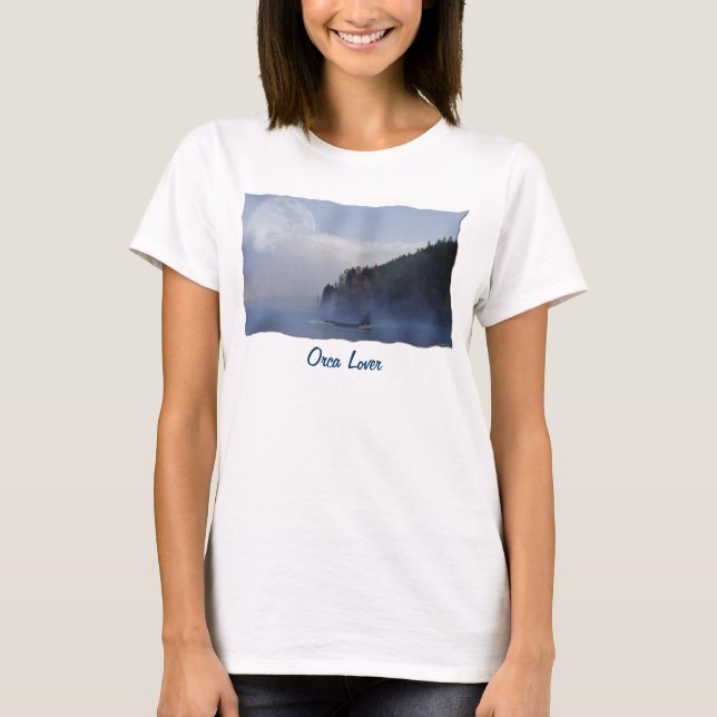 T-shirt NAGER ORCA & SUPER MOON Fashion Shirt (Devant)