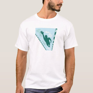 T-shirt Nageur de recouvrement