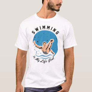 T-shirt nageur - La natation est mon objectif de vie