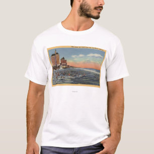 T-shirt Nageurs par la villa la Riviera et le club de Côte