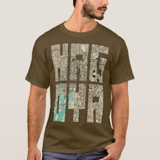 T-shirt Nagoya Japon Ville Typographie Vintage