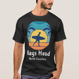 T-shirt Nags Head North Carolina Surf Surfer Vintage Su