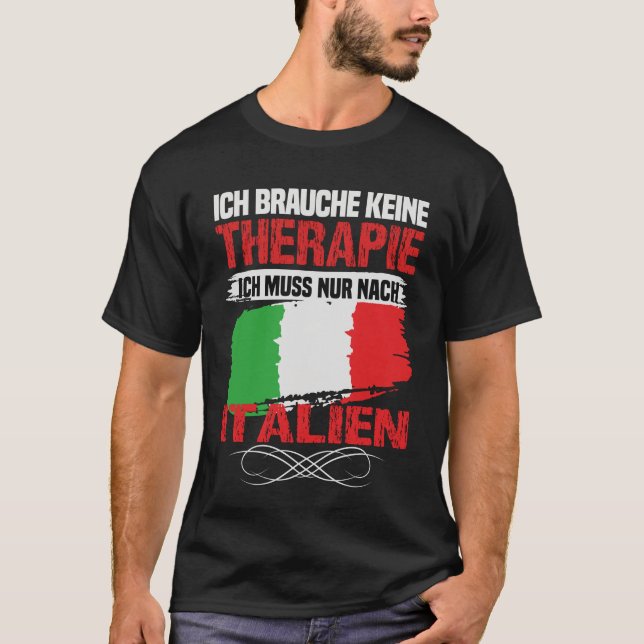 T-shirt N'ai pas besoin de thérapie je dois juste aller en (Devant)