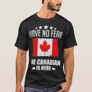 T-shirt N'Ai Pas Peur Que Le Canadien Est Là Mille Feuille