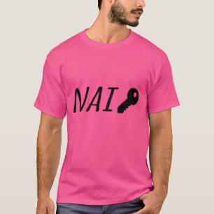 T-shirt Naikey Fake Funny Brand Design