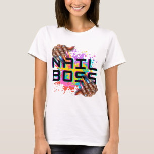 T-shirt "Nail Boss" Bold Beauty Tech