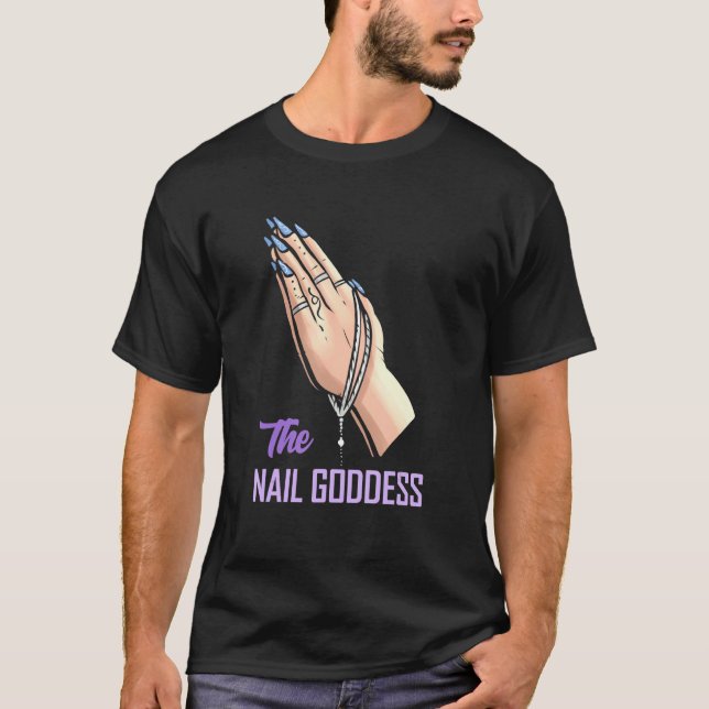 T-shirt Nail Goddess Nail Tech (Devant)