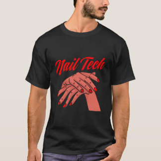 T-shirt Nail Salon Manicuriste Nail Polonais Nail Tech