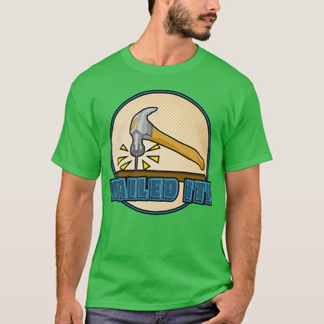 T-shirt Nailed It 80s (Devant)