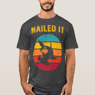 T-shirt Nailed It Hammerhead Shark Sharks Lover Retro Girl