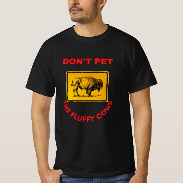 T-shirt n'aimez pas les vaches moelleuses (Devant)