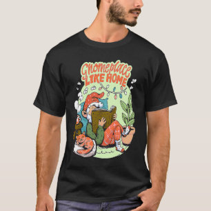 T-shirt Nain lieu comme à la maison chat lisant nains endo