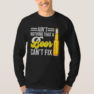 T-shirt N'Ajoutez Rien Qu'Une Bière Ne Peut Pas Fixer