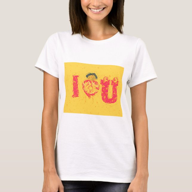 T-shirt Nakupenda - I Love U Swahili Mot Texte Signifiant  (Devant)
