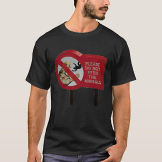 T-shirt N'alimentez pas le dinosaure