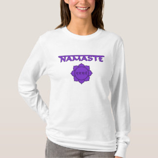 T-shirt Namaste avec Lotus et Sanskrit