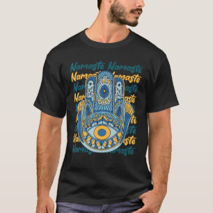 T-shirt Namaste Hamsa Main Religion Yoga Hindouisme Hamsa 