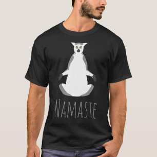 T-shirt Namaste Lémurien à Anneaux Yoga et Vêtements de Lé