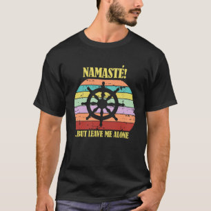 T-shirt Namaste Mais Laissez Moi Seul Bouddha Yoga Dharma