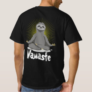 T-shirt Namaste Medityoga Sloth