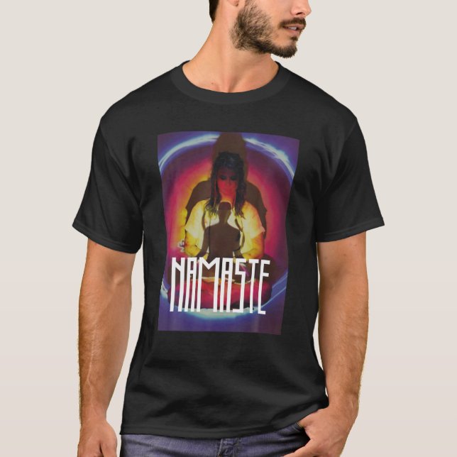 T-shirt Namaste Yoga Zen Méditation Mindfulness Namaste (Devant)