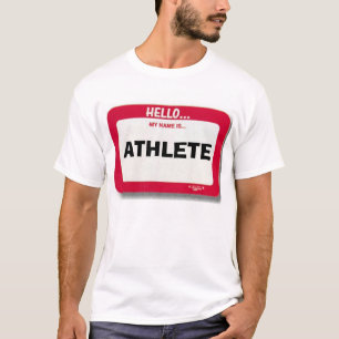 T-shirt Nametag d'athlète