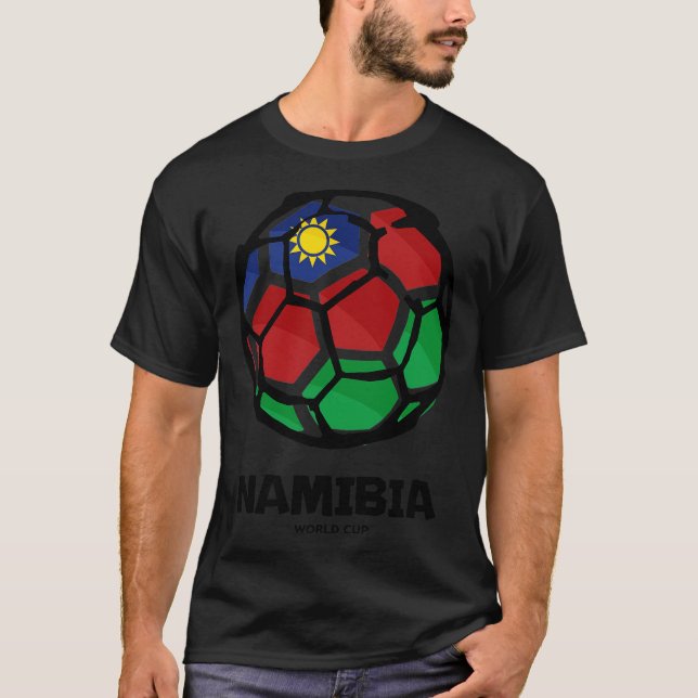 T-shirt Namibia Country Flag (Devant)
