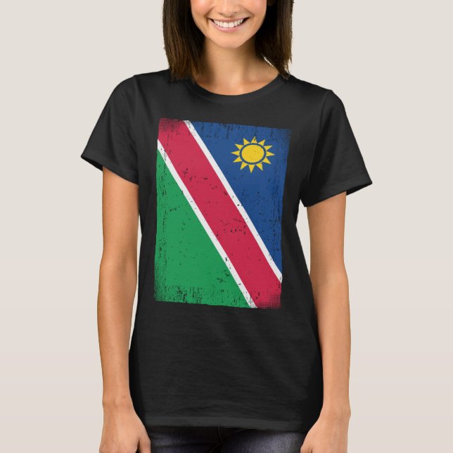 T-shirt Namibian Flag Namibia (Devant)