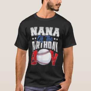T-shirt Nana Baseball anniversaire Garçon Famille Baller f