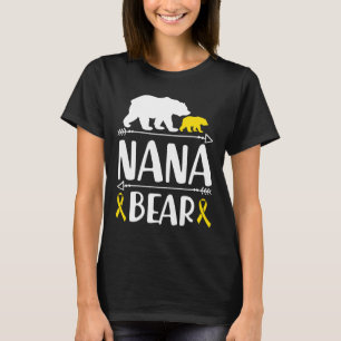 T-shirt Nana Bear Grandma De Sensibilisation Au Cancer Che