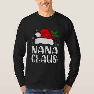 T-shirt Nana Claus Chemise de Noël Pyjama Famille Corresp