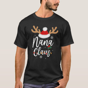 T-shirt Nana Claus Famille de Noël Correspondances Noël Lu