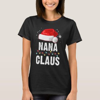 T-shirt Nana Claus Pyjama de Noël Correspondant Famille No