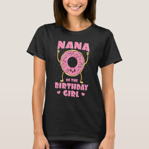 T-shirt Nana De L'Anniversaire Fille Donut Anniversaire P 