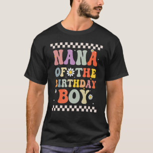 T-shirt Nana De L'Anniversaire Garçon Retro Anniversaire S