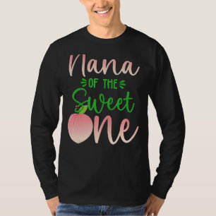 T-shirt Nana De L'Anniversaire Un Peach 1Eté Fruit Fa