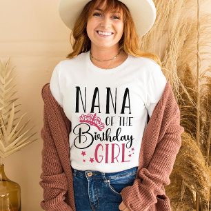 T-shirt Nana de l'équipe de filles d'anniversaire