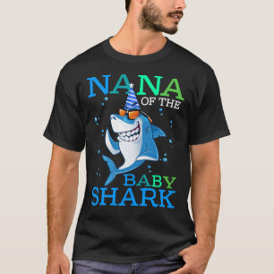 T-shirt NANA Du Bébé Shark Birthday Brother Shark Shir