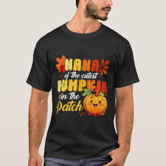 T-shirt Nana Du Citrouille Le Plus Cutte Dans Le Patch Tha