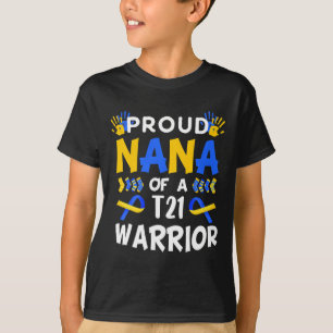 T-shirt Nana Du T21 Sensibilisation Au Syndrome De Baisse