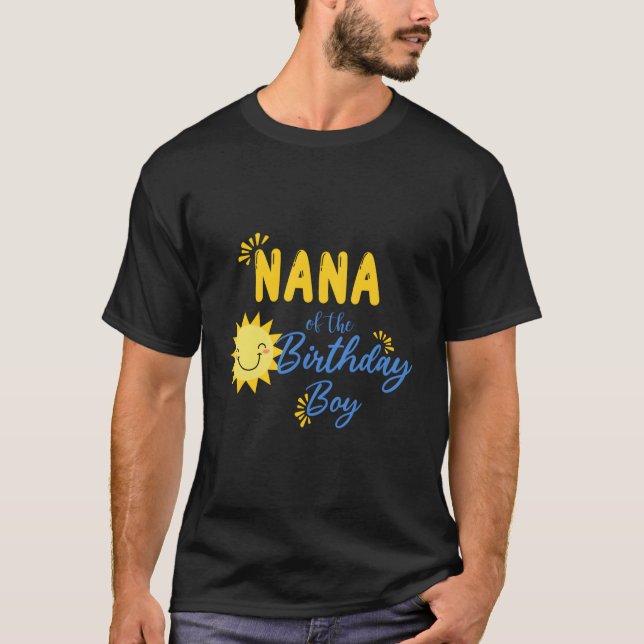 T-shirt Nana Of Sunshine 1E Anniversaire Sunshine Boy Birt (Devant)