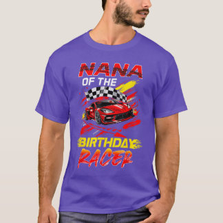 T-shirt Nana ofhe Anniversaire Coureur Voiture de Course F