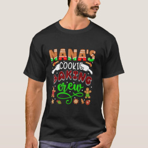T-shirt Nana s Xmas Cookie Baking Crew Plaid Xmas Cookies