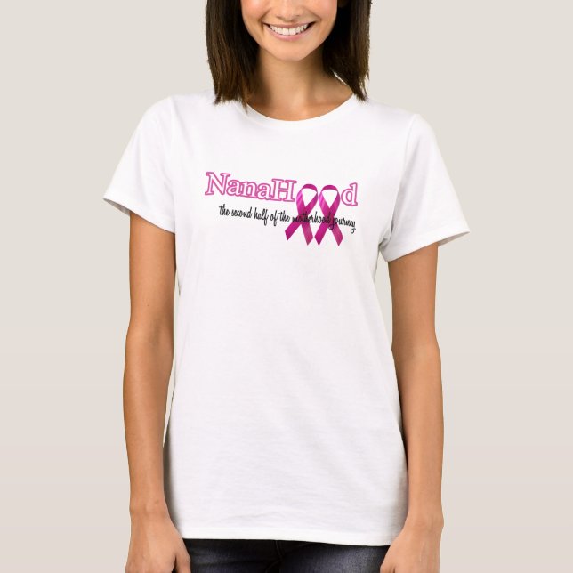 T-shirt NanaHood - logo rose de ruban (Devant)