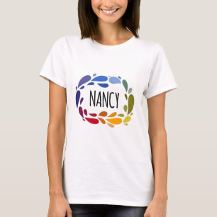 T-shirt Nancy Name Niedlich-farbiges Geschenk Nancy
