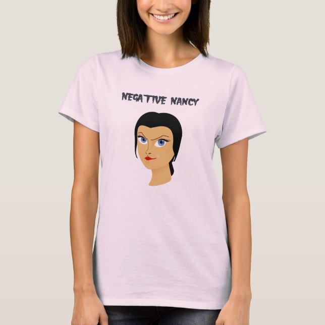 T-shirt Nancy négative (Devant)