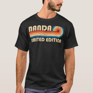 T-shirt NANDA Nom de famille Retro Vintage 80s 90s Anniver