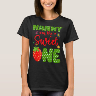 T-shirt Nanny Of The Birthday One Strawberry 1st Fruit Bd
