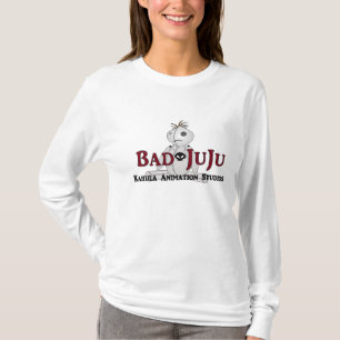 T-shirt nano de douille de Hanes des femmes long